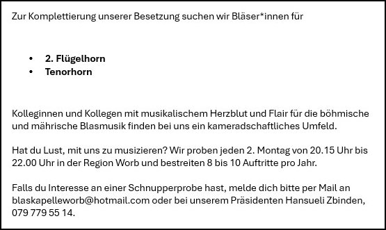 Besetzung